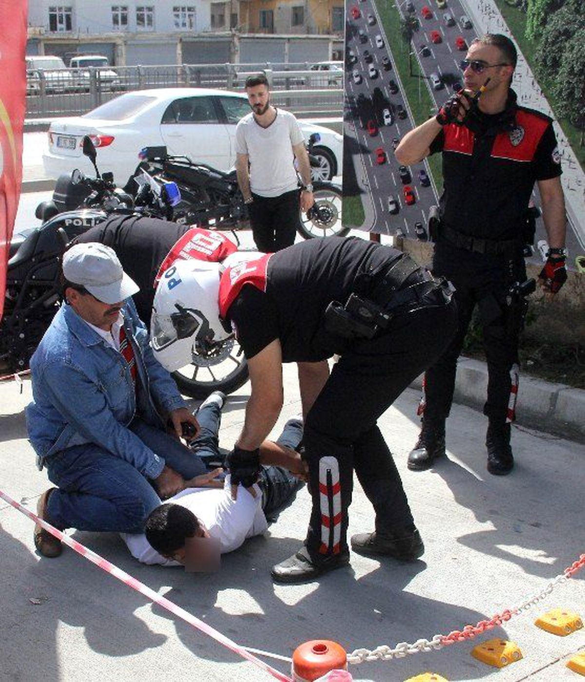 Polisi Görüp Kaçınca Yakalandı