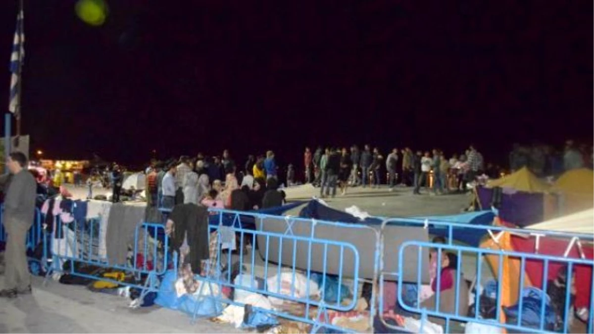 Sakız Limanı\'ndaki Sığınmacı İşgali Sona Erdi