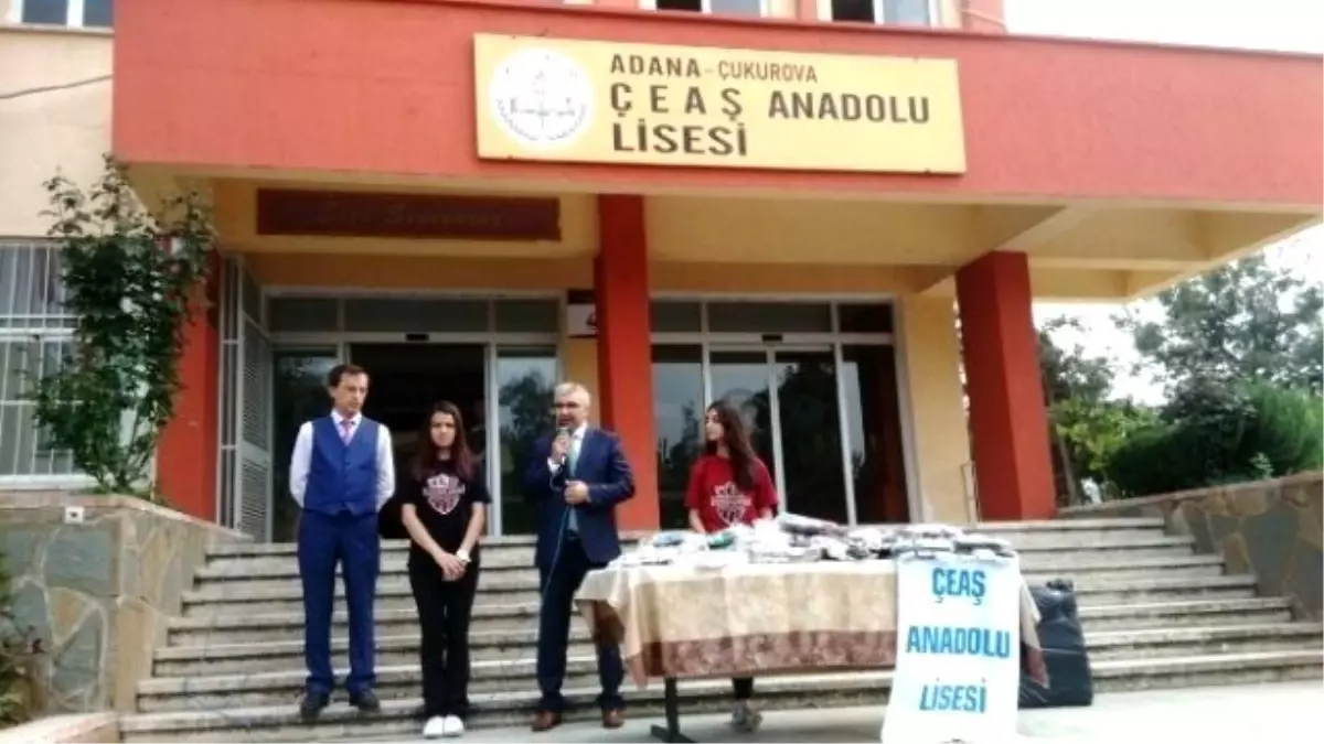 Çeaş Anadolu Lisesi Öğrencilerinden Örnek Bağış