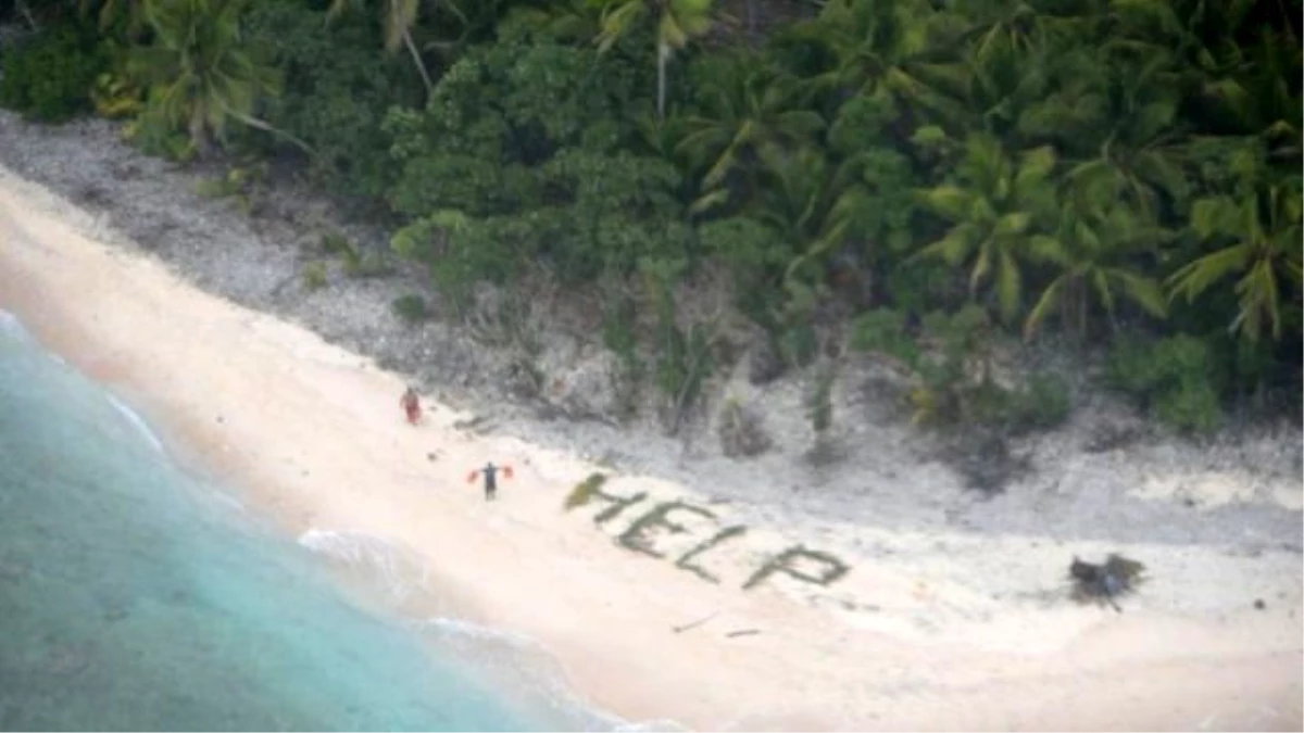 Issız Adada Mahsur Kalan Denizcileri Palmiye Yaprakları Kurtardı
