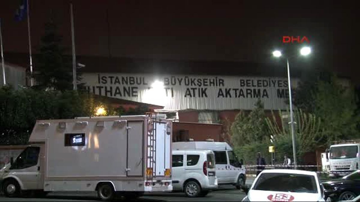 Şişli'de Katı Atık Merkezinde Çöp Aracında Patlama Oldu