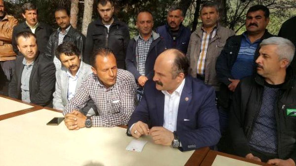 MHP\'li Usta\'dan Grevdeki Maden İşçilerine Destek