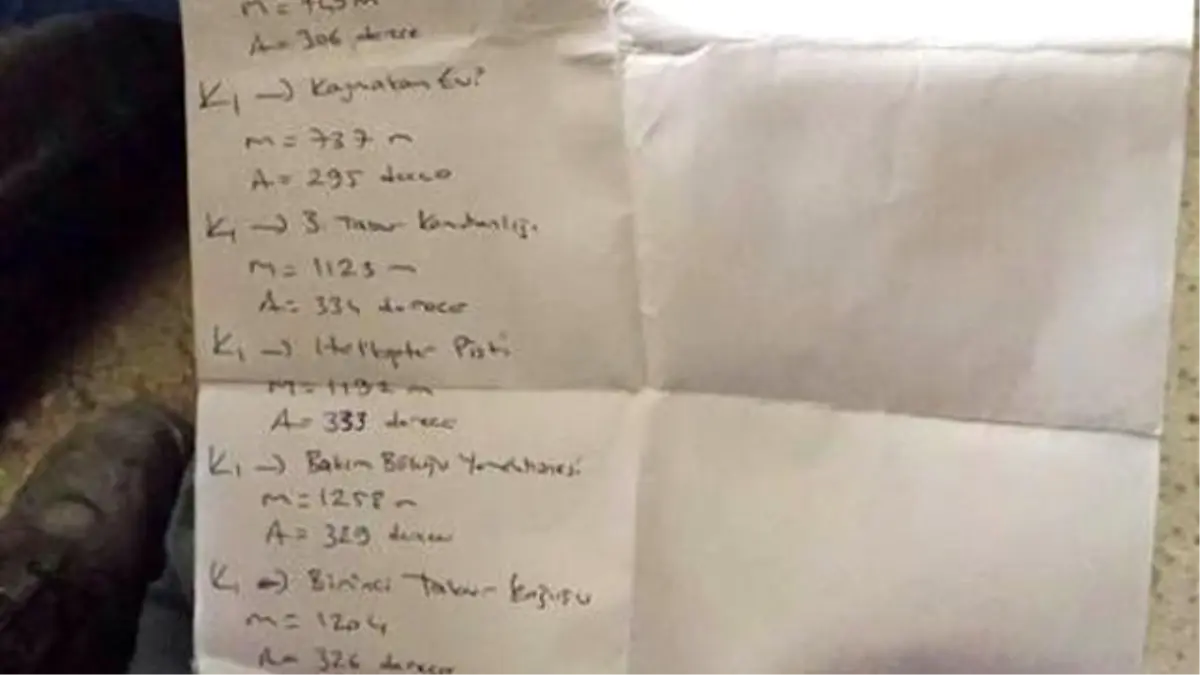 PKK\'lıların Saldırı Planları Ortaya Çıktı!