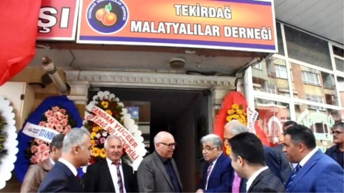 Süleymanpaşa\'da Tekirdağ Malatyalılar Derneği Açıldı