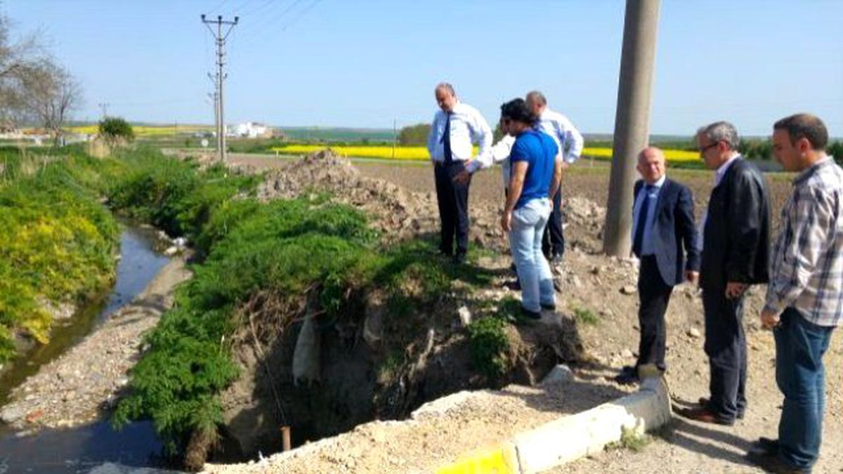 Teski Genel Müdürü Başa, Hayrabolu Yağmur Suyu İnşaatı Çalışmalarını İnceledi