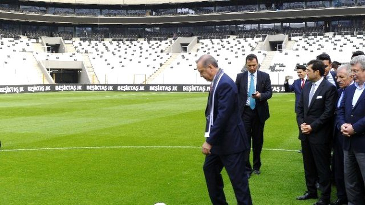 Vodafone Arena\'da İlk Santra Cumhurbaşkanı Erdoğan\'dan