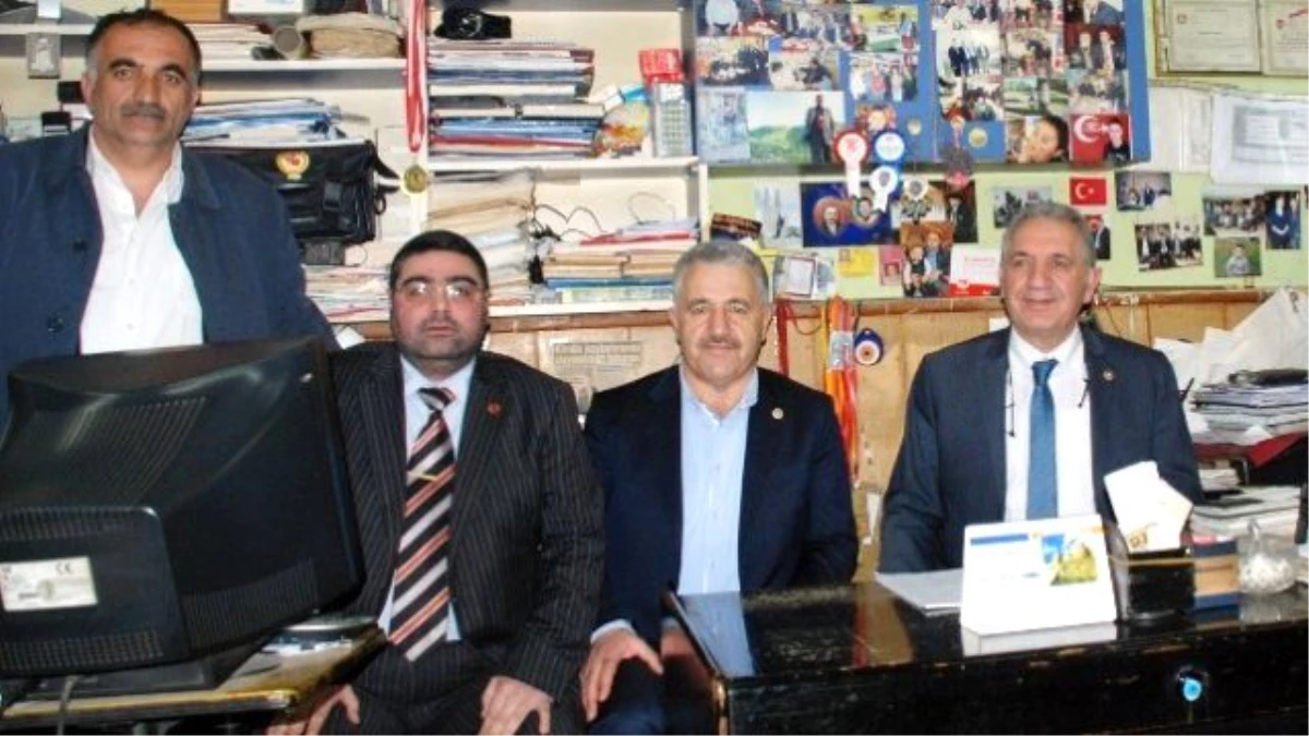 AK Parti Milletvekillerinden Kkdgc Başkanı Daşdelen\'e Tebrik Ziyareti