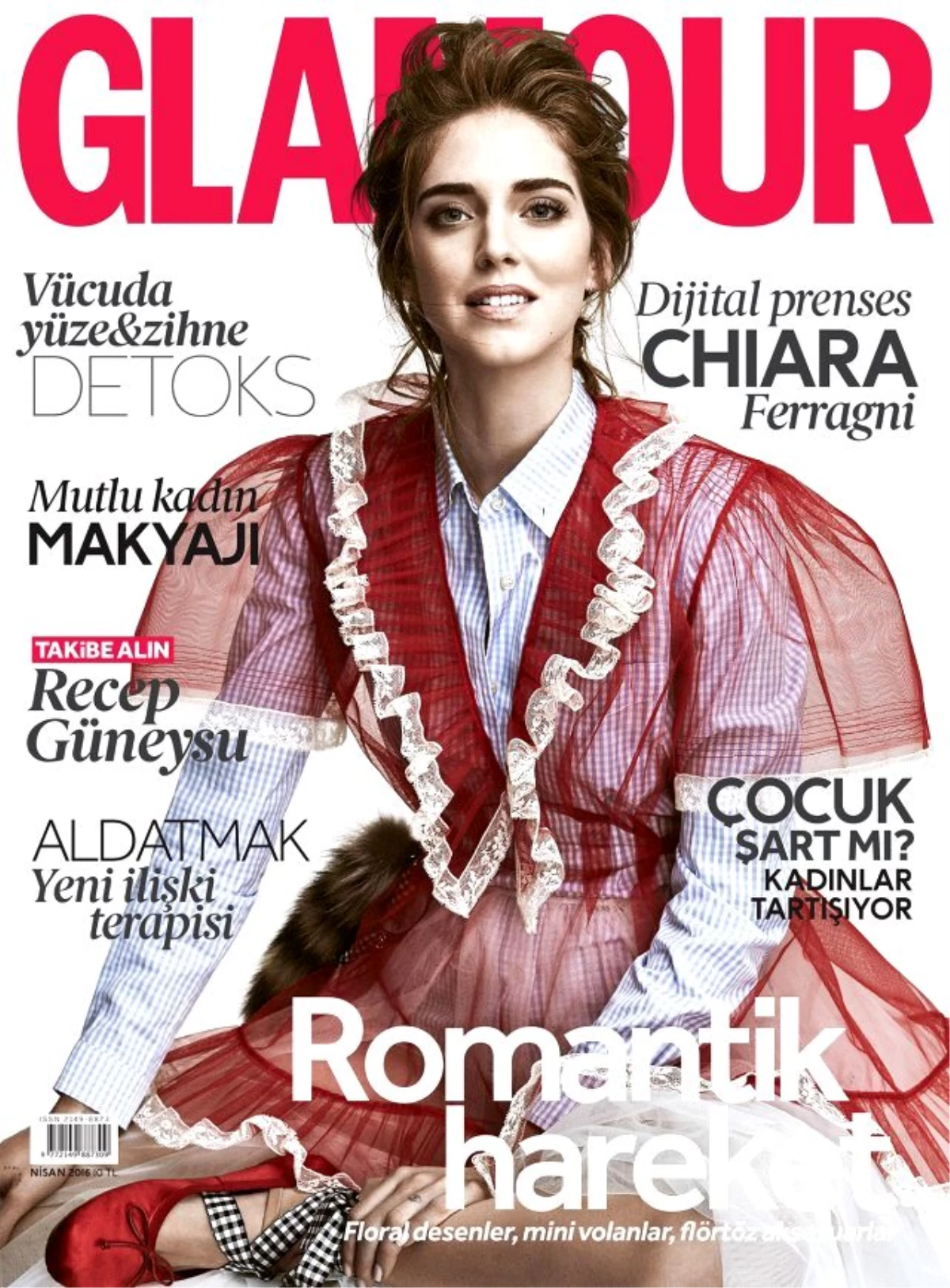 Dıjıtal Prenses Chıara Ferragnı Glamour Türkiye Nisan Sayısında