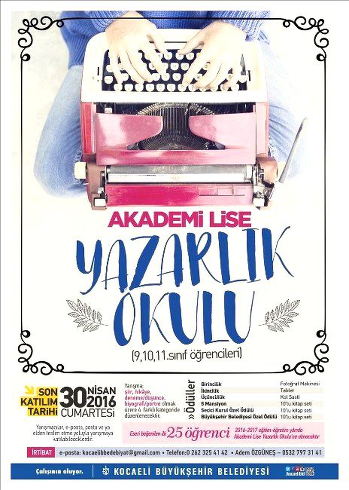 Geleceğin Yazarları Akademi Lise\'den Çıkacak