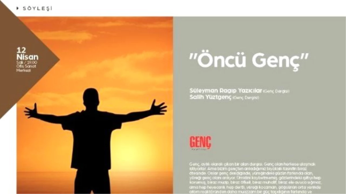 Osm\'de \'Öncü Genç\' Konulu Söyleşi Konuşulacak