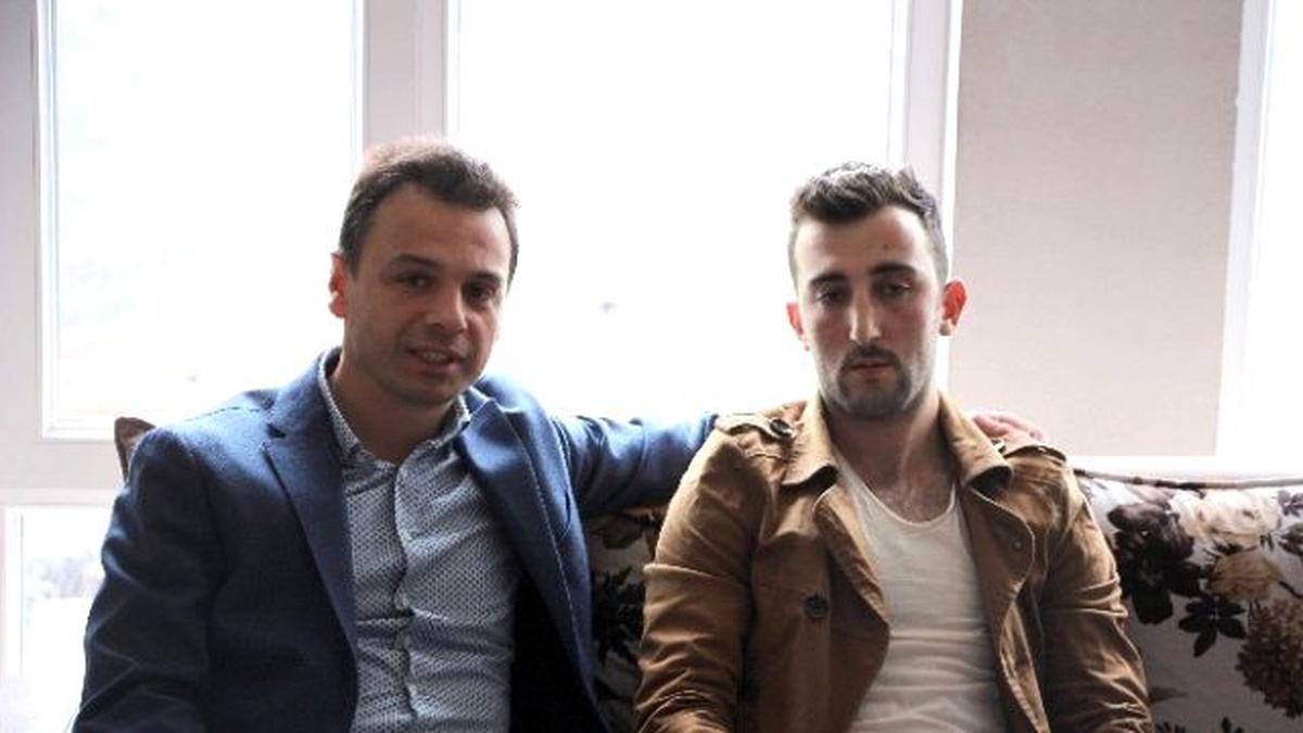 Trabzonlu Gazi\'ye Evinde "Geçmiş Olsun" Ziyareti