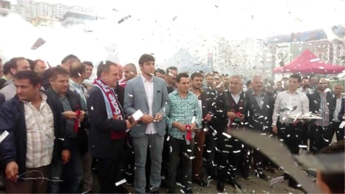 Trabzonsporlu Salih Dursun, Adını Taşıyan Caddenin Açılışını Yaptı