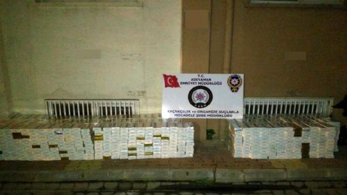 Adıyaman\'da Kaçak Sigaraya 3 Tutuklama