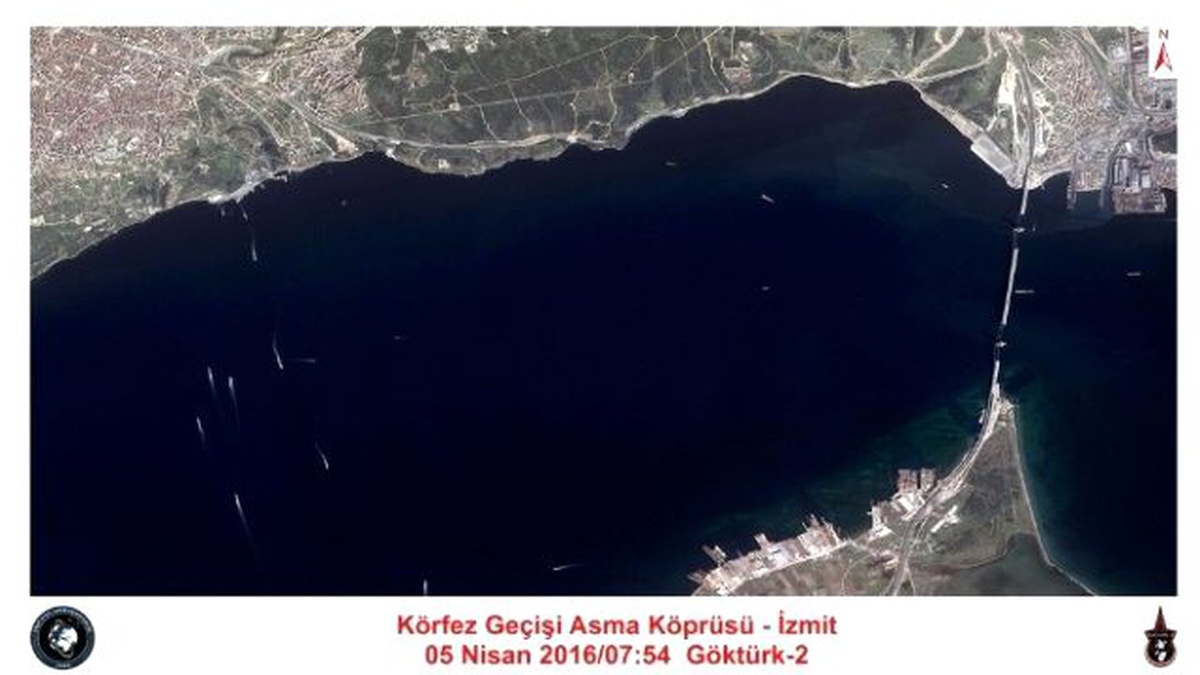 Hava Kuvvetleri Komutanlığı, İzmit Körfez Köprüsünün Havadan Fotoğrafını Paylaştı