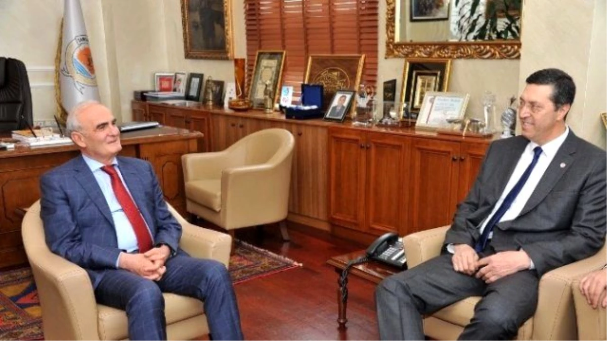 Tbf Genel Sekreteri Arsan, Başkan Yılmaz\'ı Ziyaret Etti