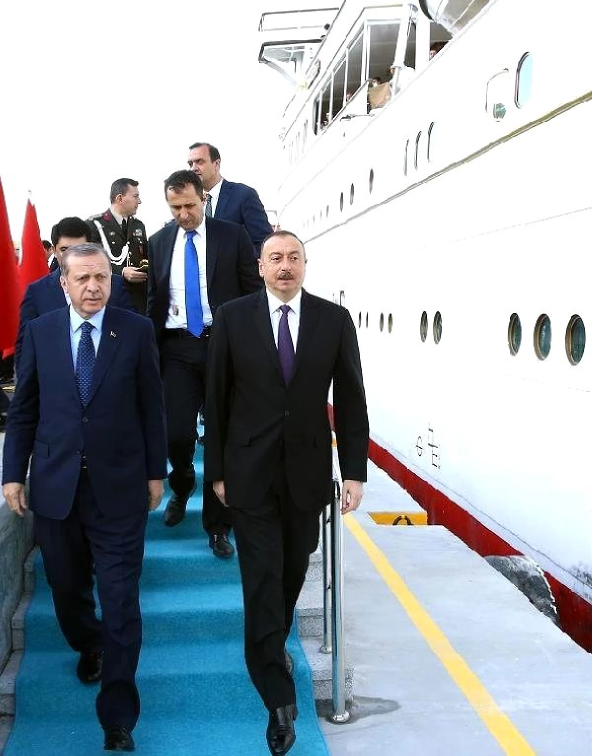 Erdoğan, Konuk Liderlere Savarona Yatı'nda Boğaz Turu Eşliğinde Yemek Verdi