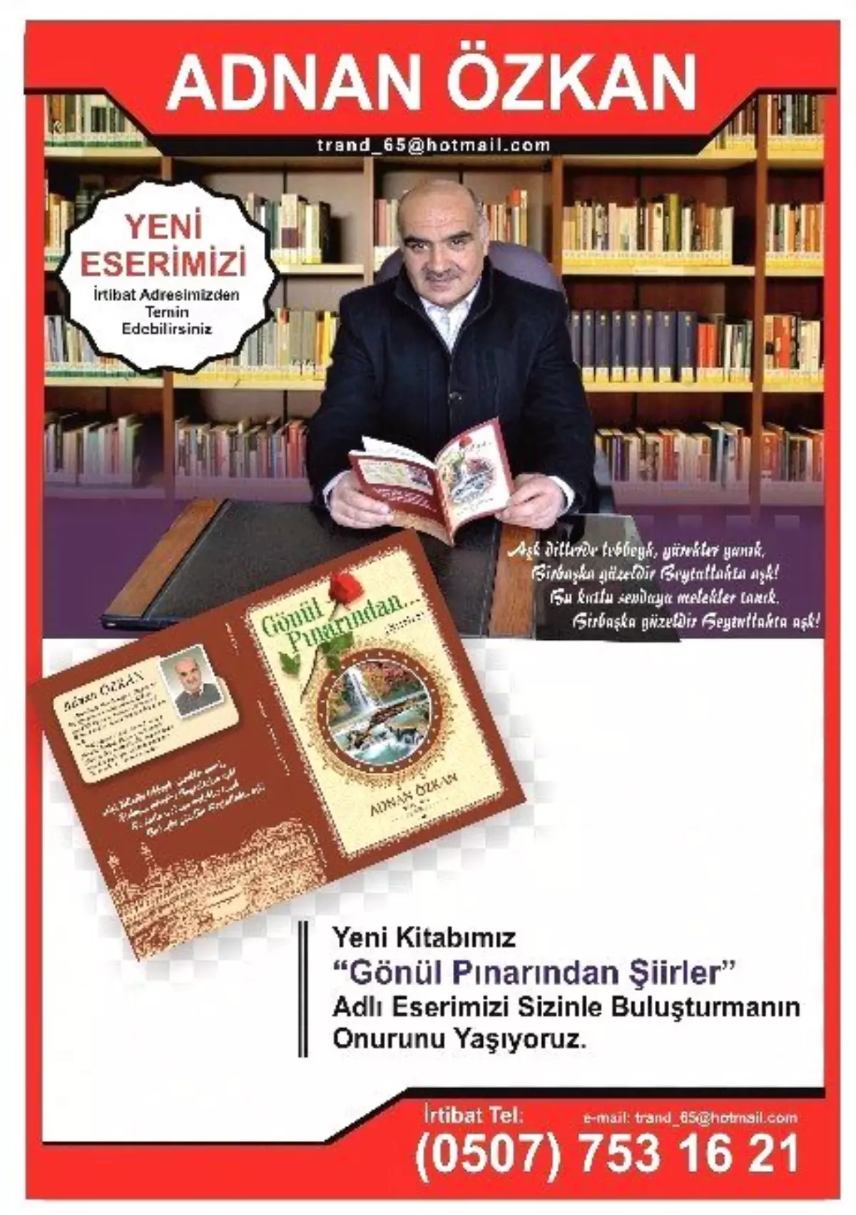 İlesan Van Temsilcisi Özkan Şiir Kitabı Çıkardı