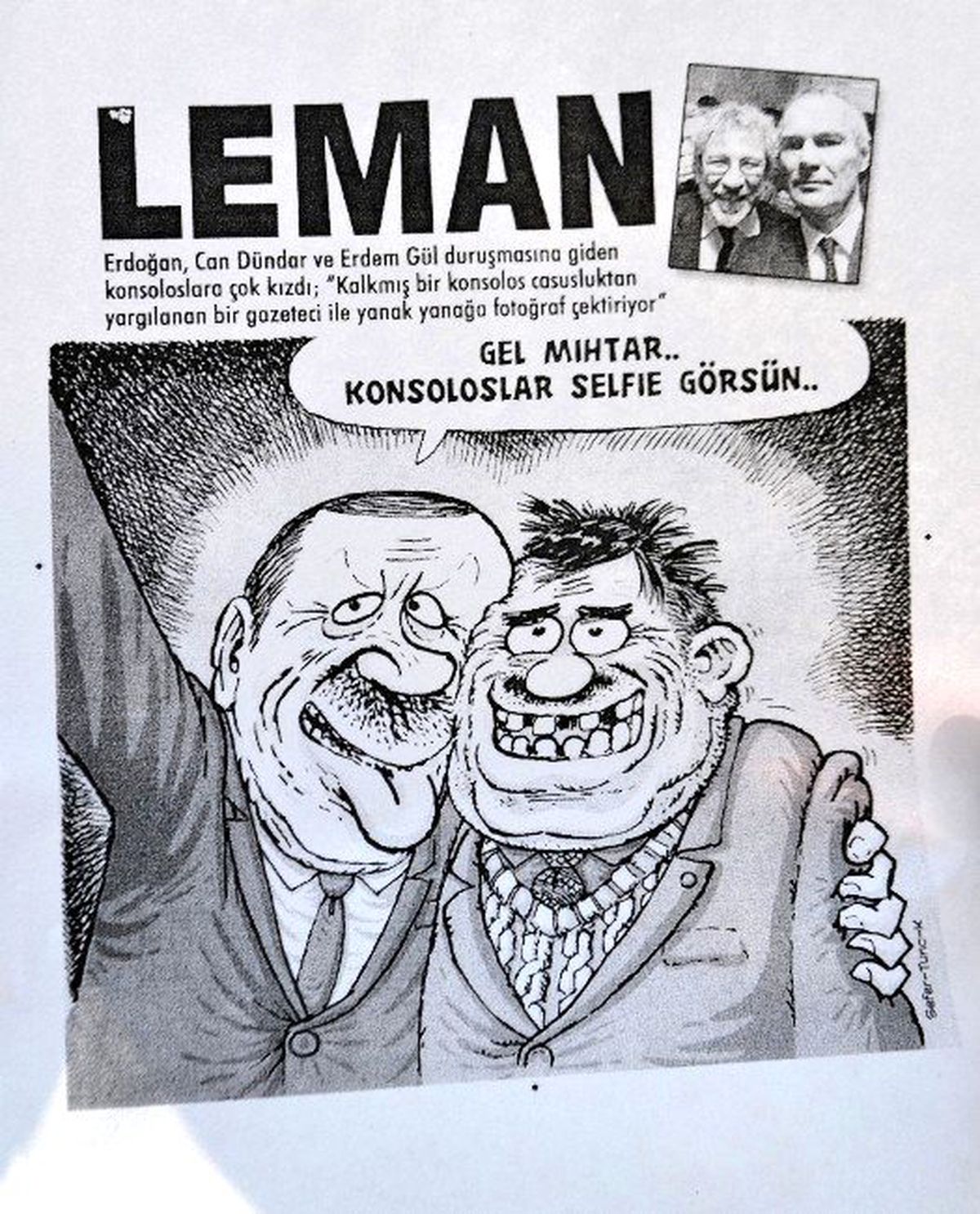 Sakaryalı Muhtarlardan Leman Dergisi'ne Suç Duyurusu