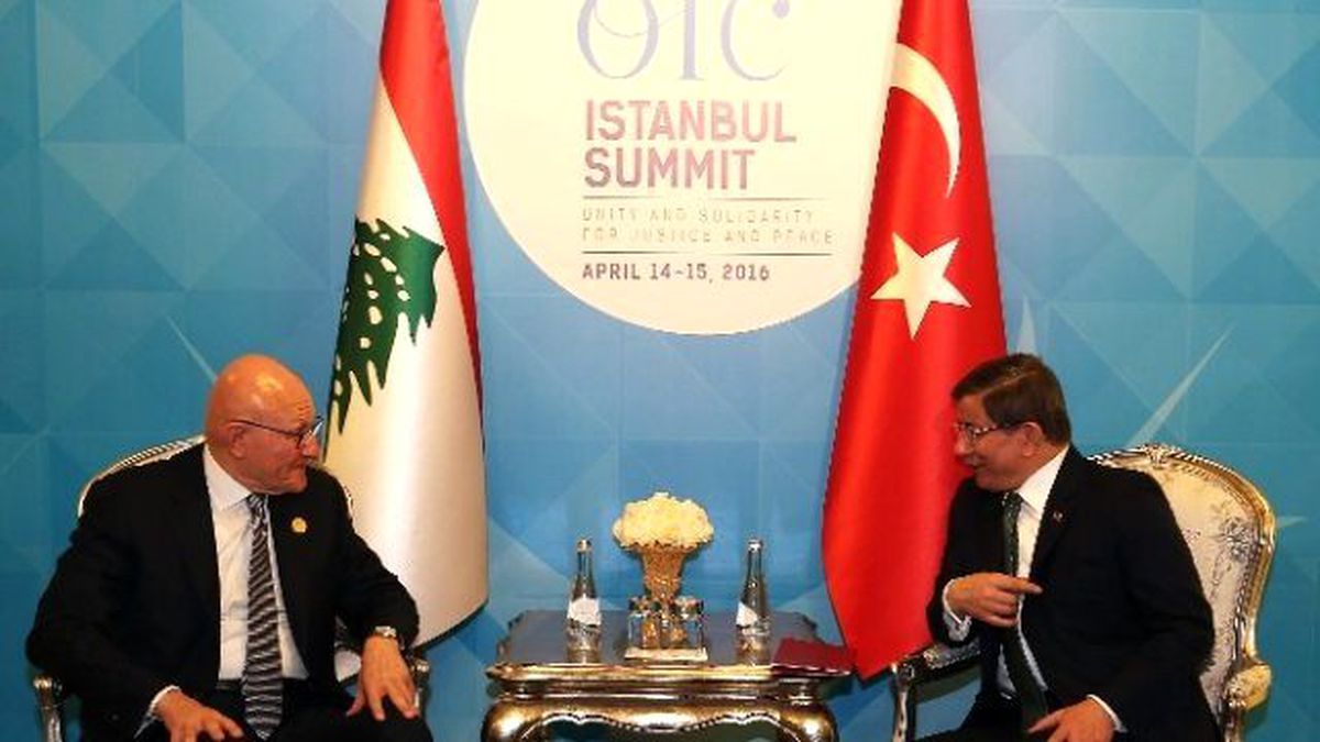 Başbakan Ahmet Davutoğlu Lübnan Bakanlar Kurulu Başkanı Salam ile Görüştü
