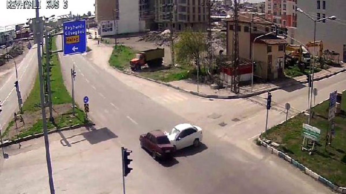 Hatay\'da Trafik Kazaları Mobese\'de