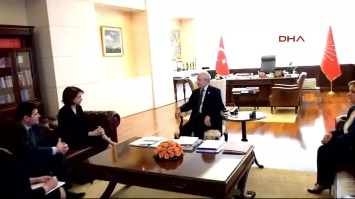 Kılıçdaroğlu, Bulgaristan\'ın Ankara Büyükelçisi Nadezhda Nikolova Neynsky ile Görüştü