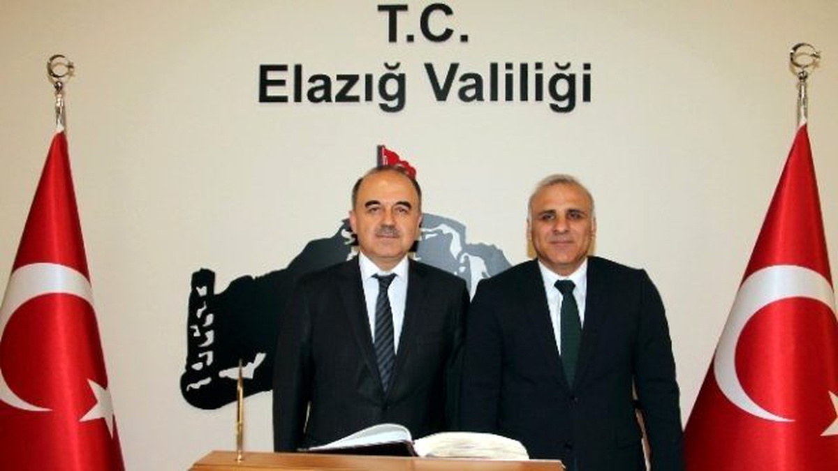 Konya Valisi Erol\'dan, Elazığ Valisi\'ne Ziyaret