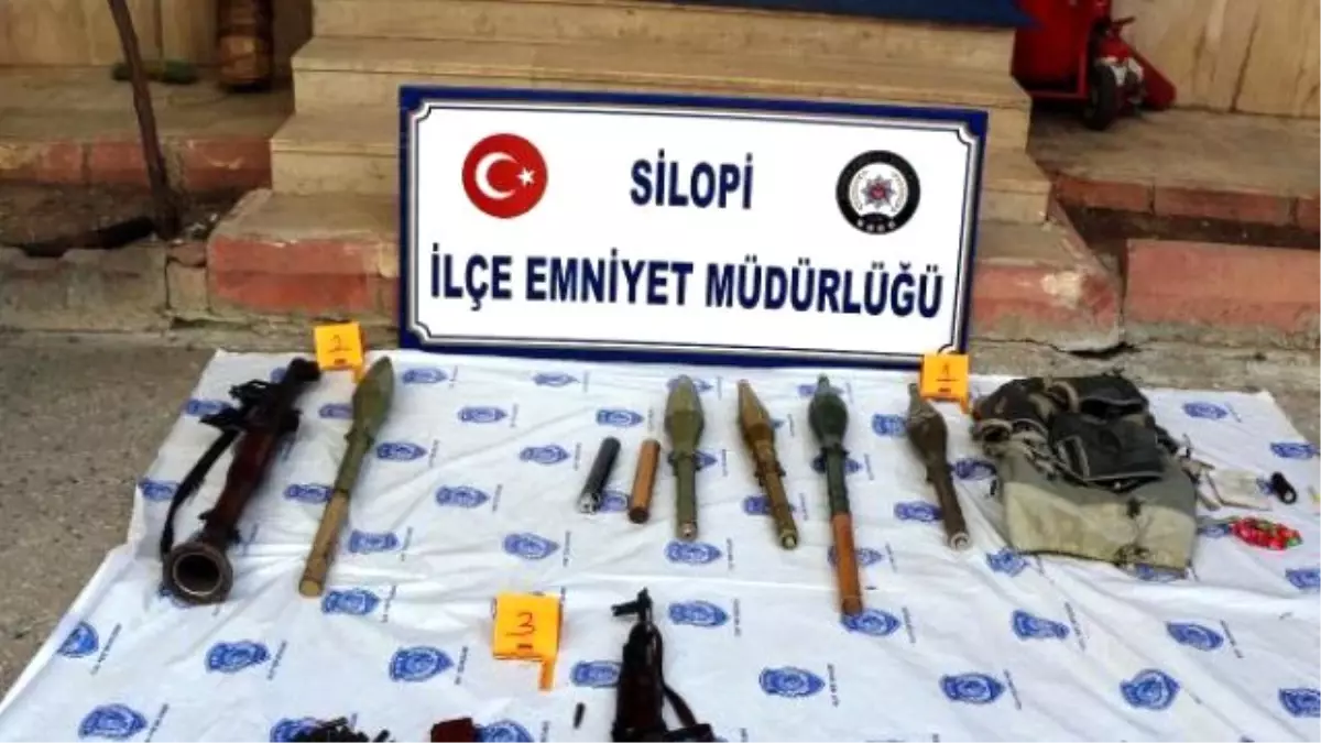 Silopi\'de PKK\'nın Silah ve Bombaları Ele Geçildi