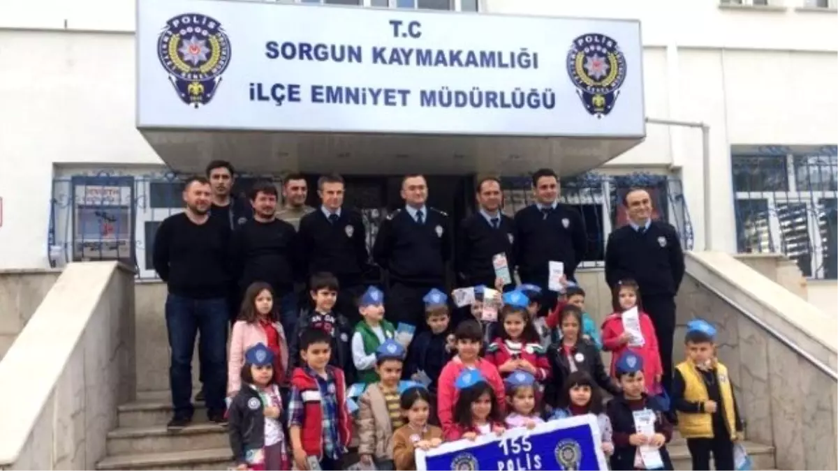 Sorgunlu Miniklerden Emniyete Ziyaret