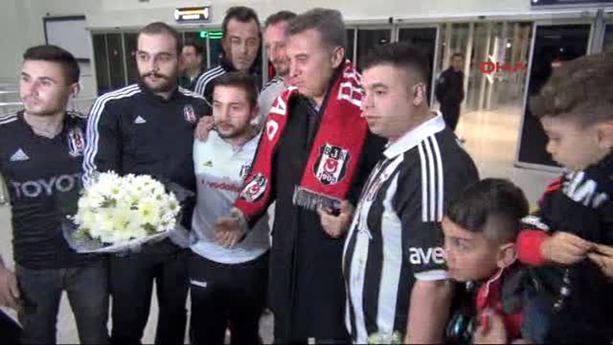 Beşiktaş\'a Sivas\'ta Coşkulu Karşılama