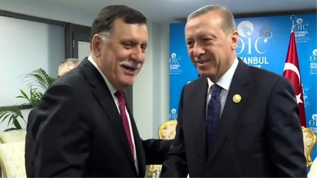 Cumhurbaşkanı Erdoğan-Fayez Mustafa Al-Sarraj Görüşmesi