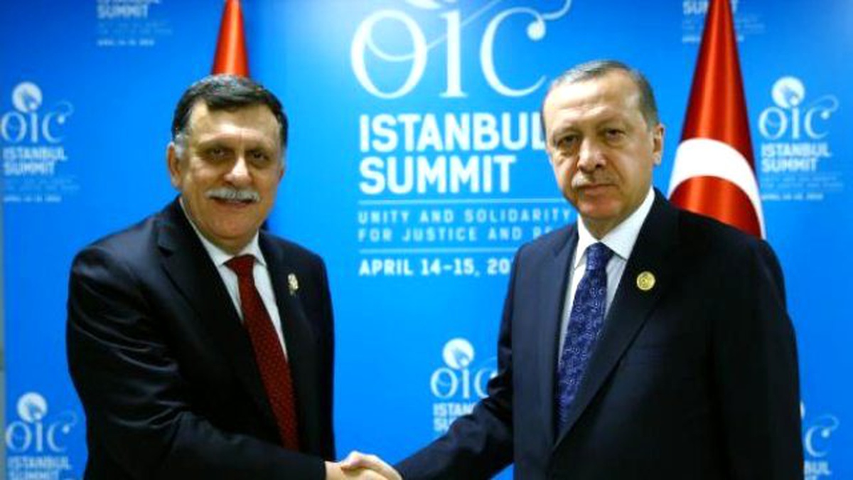 Cumhurbaşkanı Erdoğan, Fayez Serraj ile Görüştü