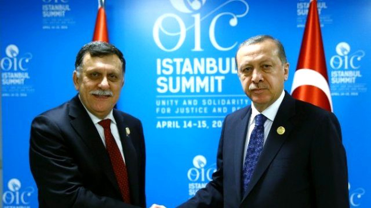 Cumhurbaşkanı Erdoğan, Fayez Serraj ile Görüştü