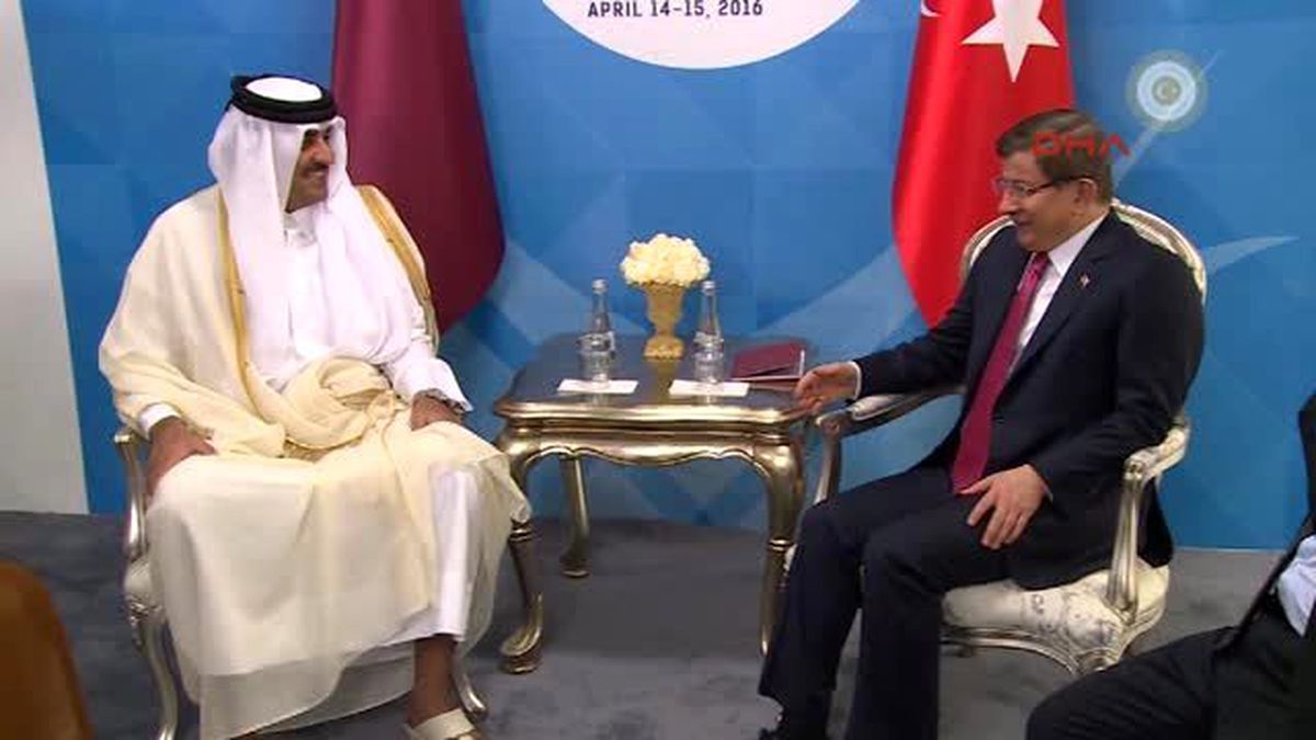 Davutoğlu, Katar Emiri ile Görüştü