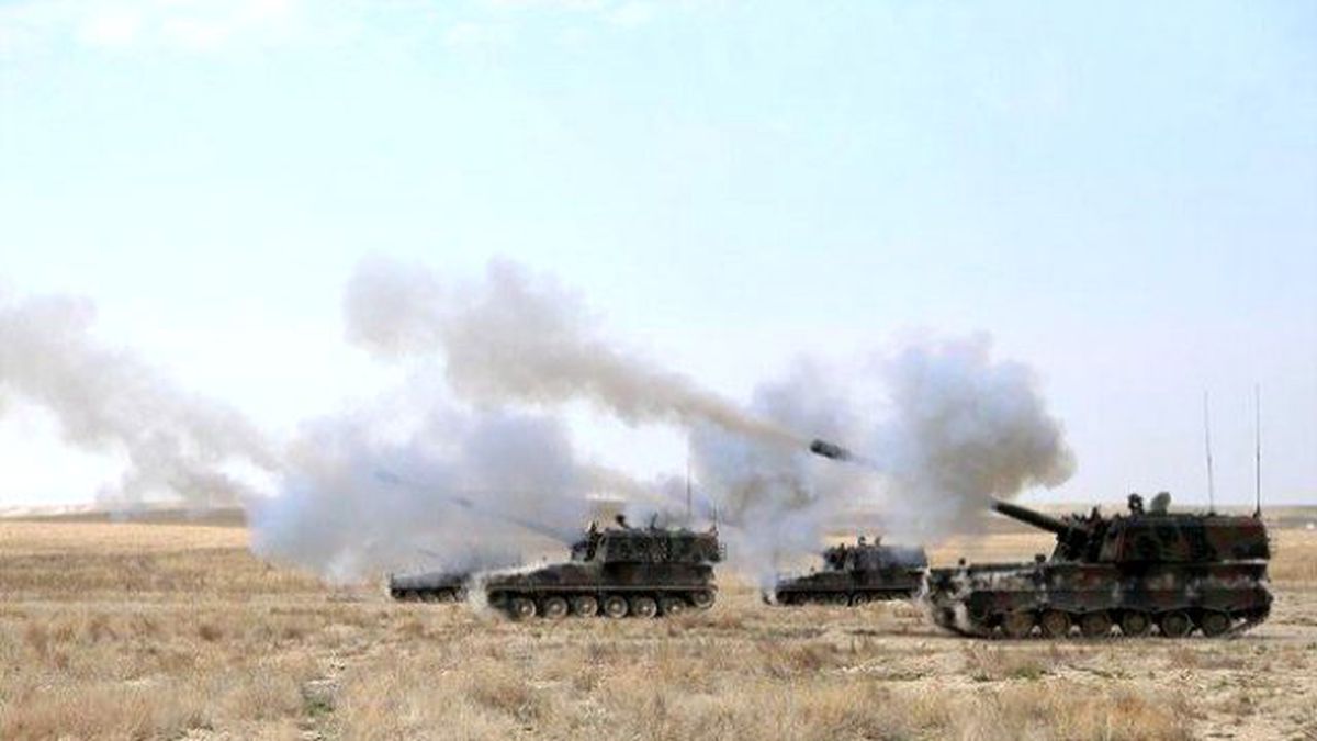 Fırtına Obüs Topları, IŞİD Mevzilerini Vurdu