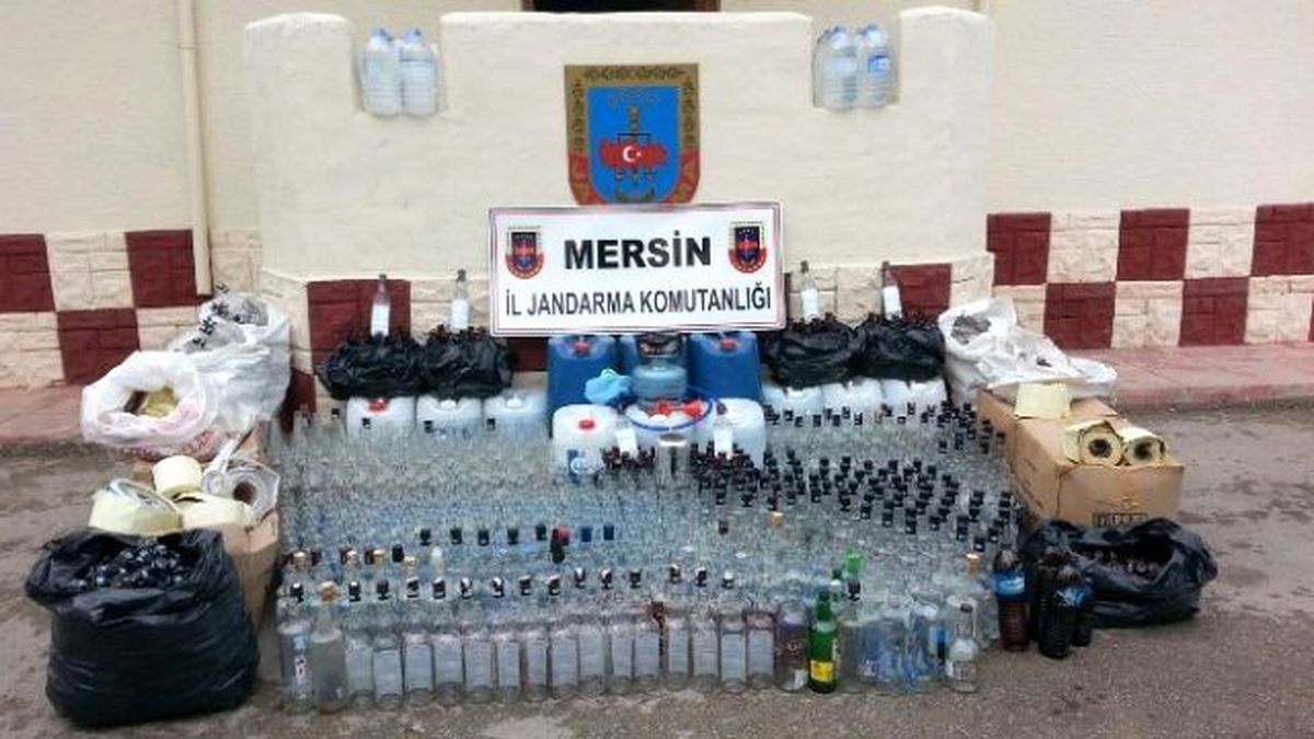 Mersin\'de Sahte İçki Operasyonu