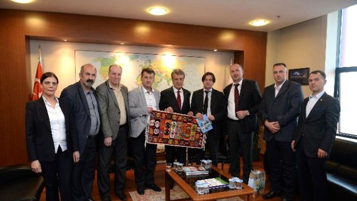 Bosna Podrinje Kantonu Başbakanı Okoviç\'ten Btso\'ya Ziyaret