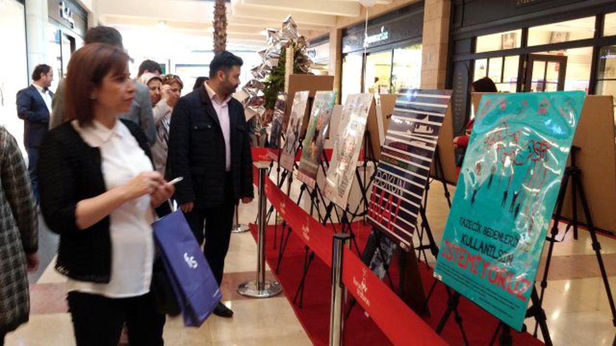 "Çocuk İstismarına Dur" Diyen Sergi Forum Trabzon\'da Açıldı