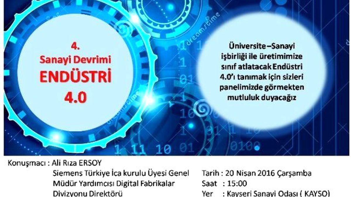 Endüstri 4.0 ile Kayseri Üretimi Sınıf Atlayacak