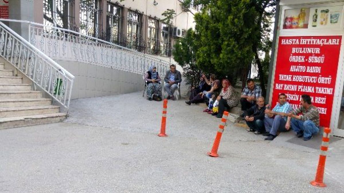 Hastanede Yangın Paniği