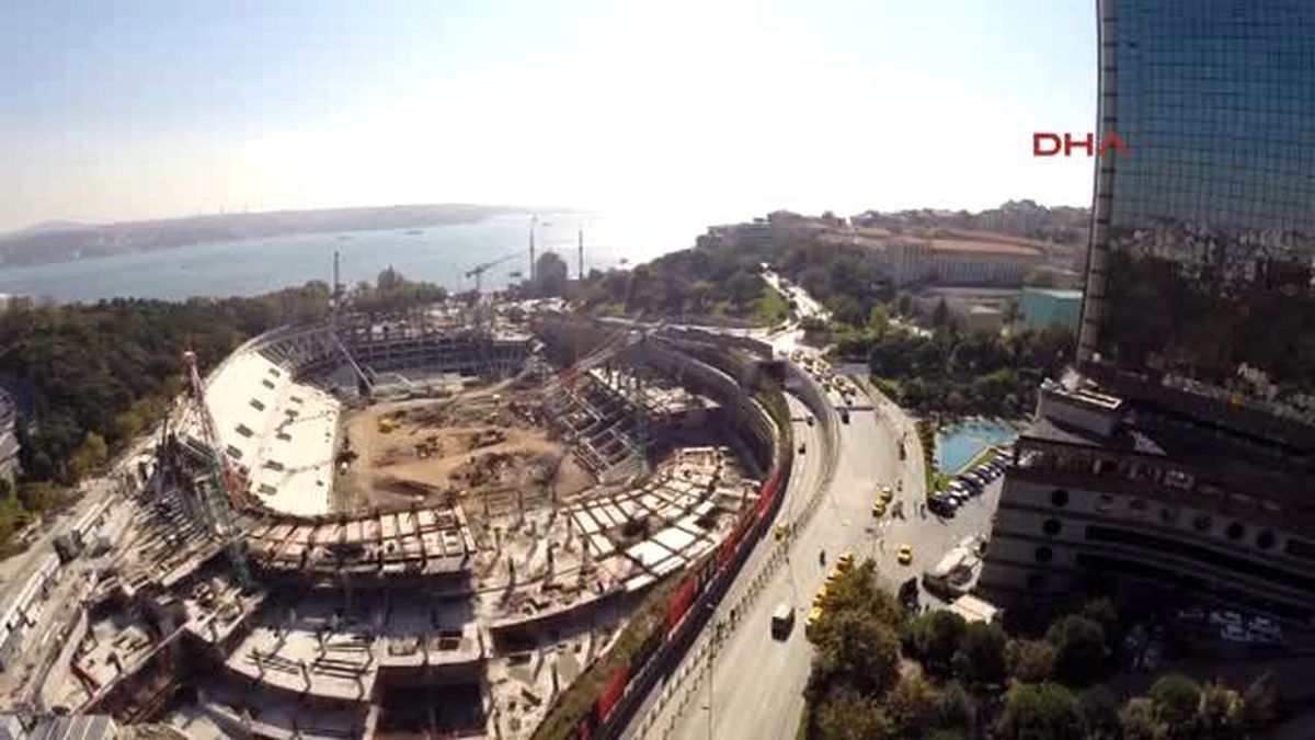 Şantiyeden Stadyuma Havadan Görüntülerle Vodafone Arena