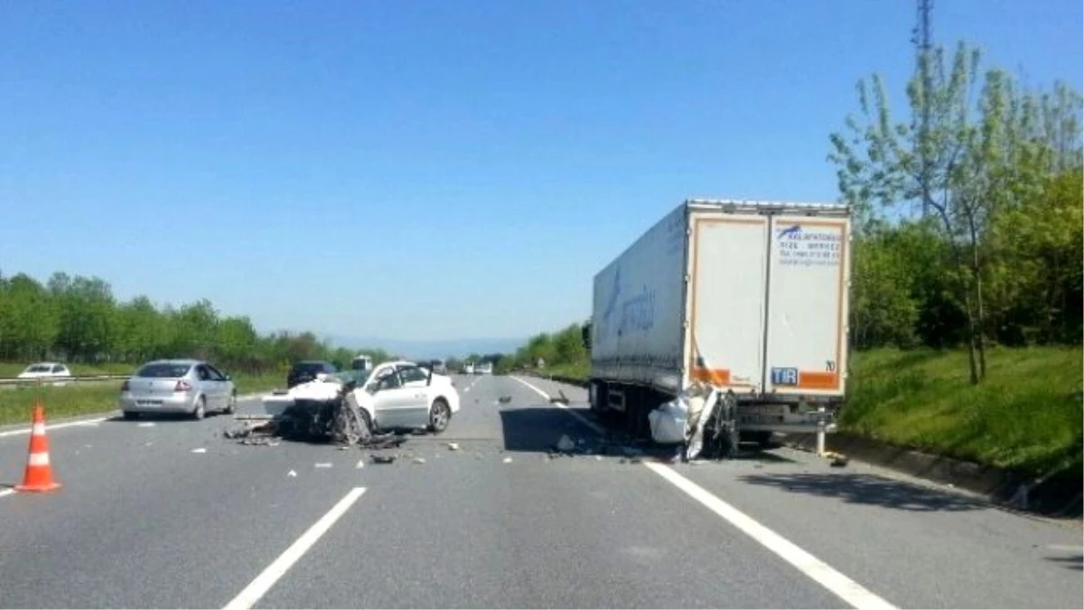 Tem\'de Feci Kaza: 1 Ölü, 1 Ağır Yaralı