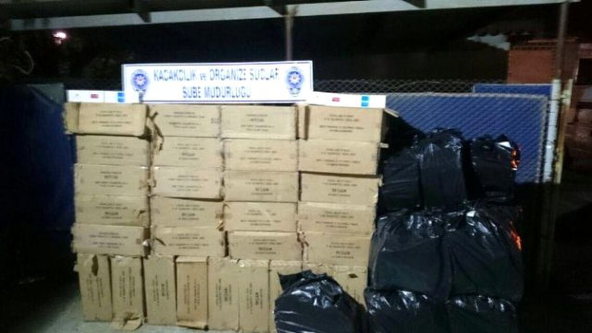 Batman\'da 42 Bin Paket Kaçak Sigara Ele Geçirildi