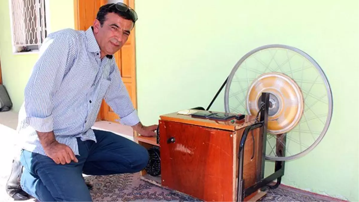 İlkokul Mezunu Vatandaşın Azmi! Kendini Şarj Edebilen Jeneratör Yaptı