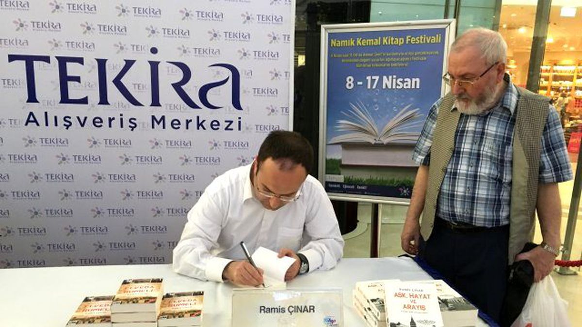 Ramis Çınar Tekirdağ\'da Okurlarla Buluştu