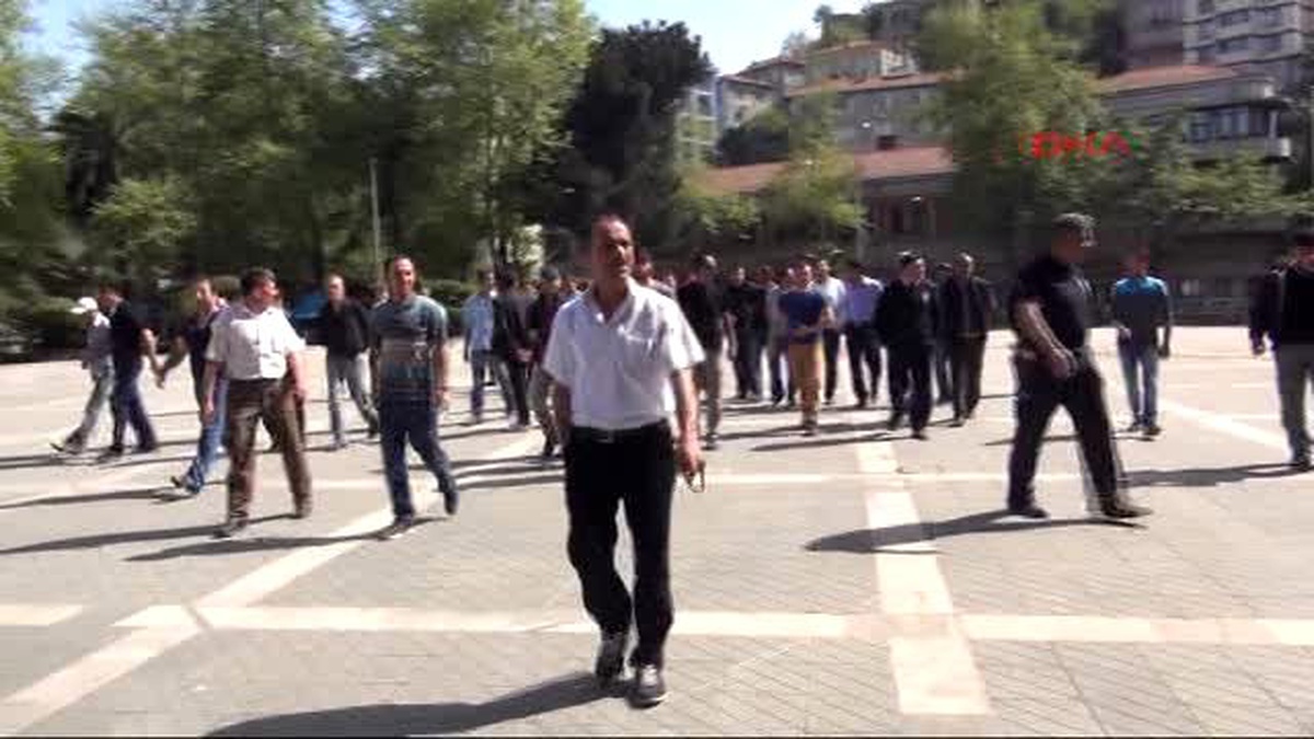 Zonguldak Kayyum Atanan Maden Şirketinde Ücret Eylemi