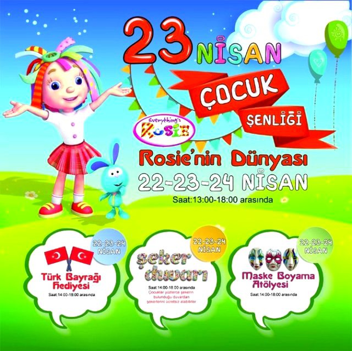 23 Nisan\'da Çocuklar İçin Özel Etkinlikler