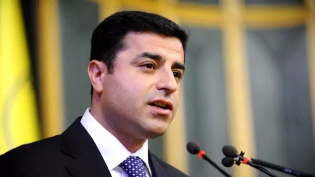 Demirtaş: Tek Bir HDP\'li Kendi Ayağıyla İfade Vermeye Gitmeyecek