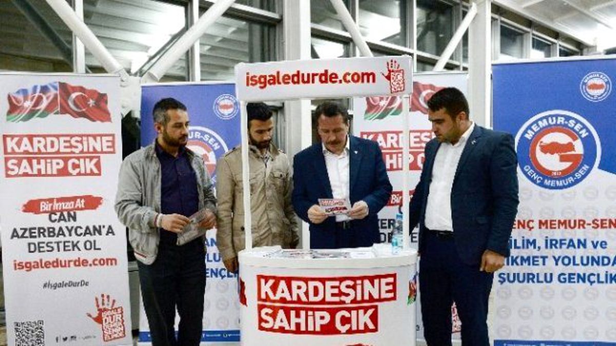 Memur-sen Genel Başkanı Yalçın\'dan Azerbaycan İçin Açılan İmza Kampanyasına Destek