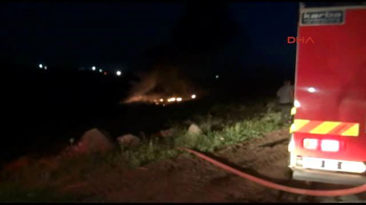 Şanlıurfa Botaş Petrol Boru Hattında Yangın