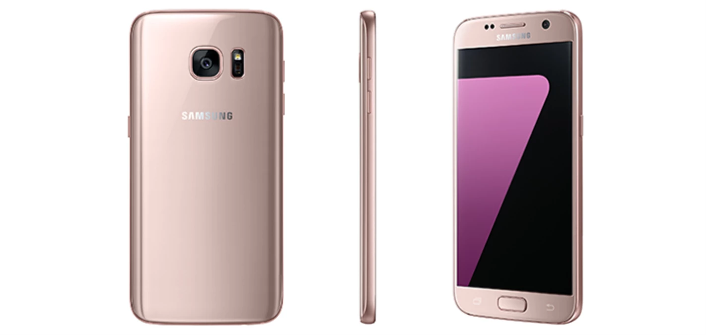 Altın Pembe Samsung Galaxy S7 ve S7 Edge!